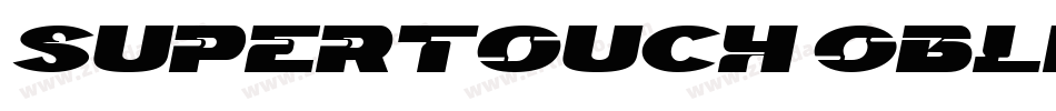 Supertouch Oblique字体转换